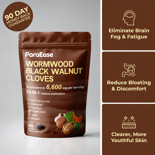 Flush Out Hidden Parasites & Larva in Just 14 Days with Wormwood Black Walnut Cloves