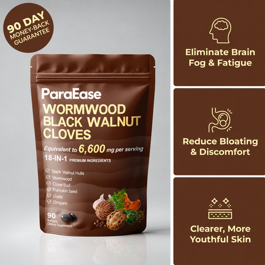 Flush Out Hidden Parasites & Larva in Just 14 Days with Wormwood Black Walnut Cloves